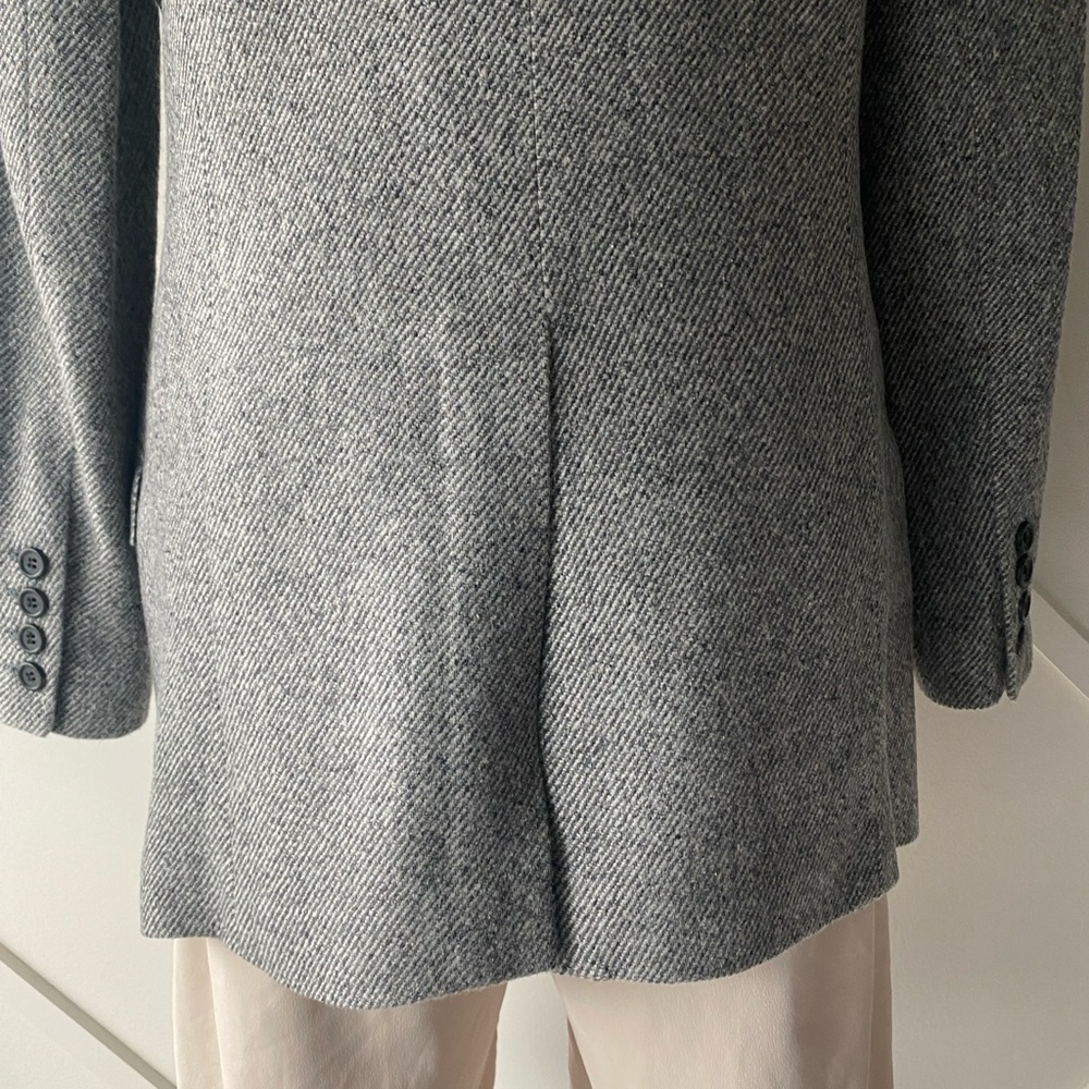 Smythe Single Breast Tweed Wool Aplca Silk Blend  Blazer - 8 - Picture 10 of 15